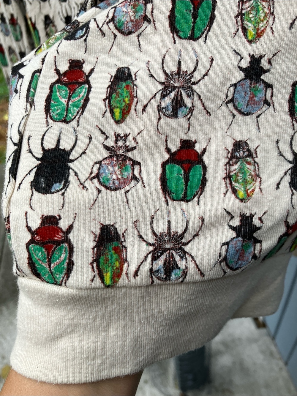 Threadless Select Beetles Cardigan 🪲 Size Medium Made in USA - Picture 5 of 6